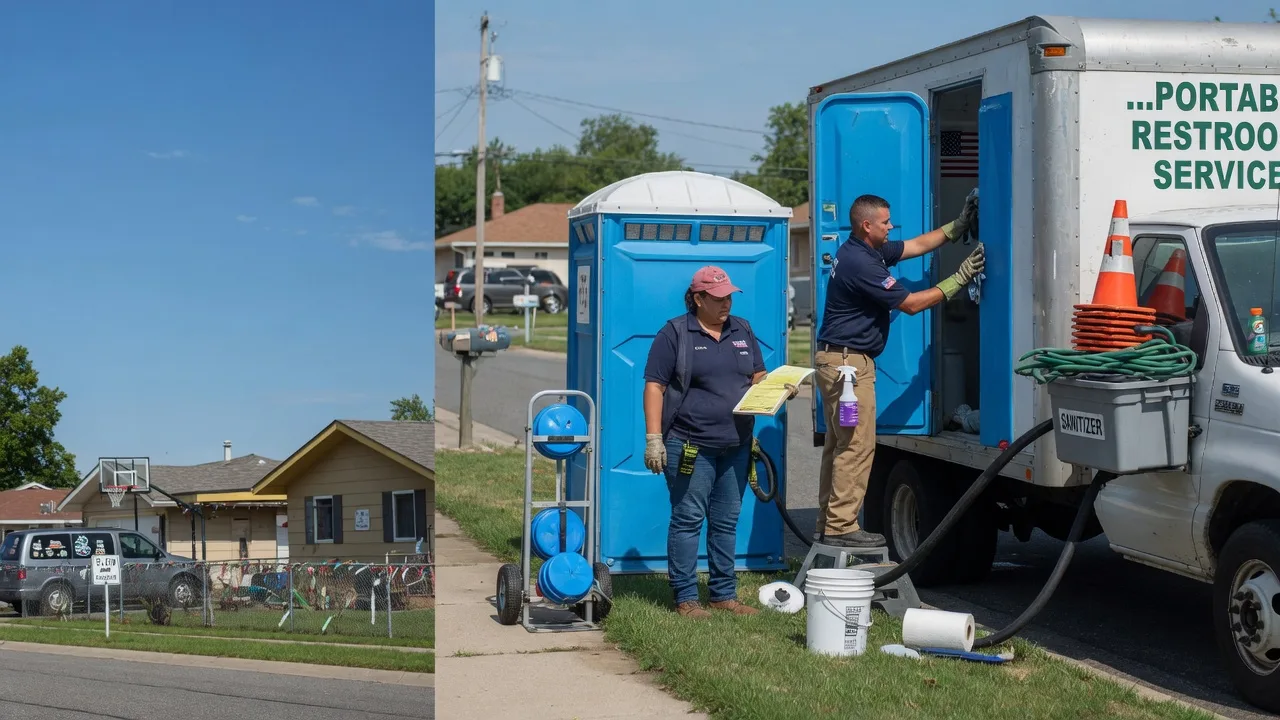 Portable Toilet Rental in Creve Coeur, MO near me